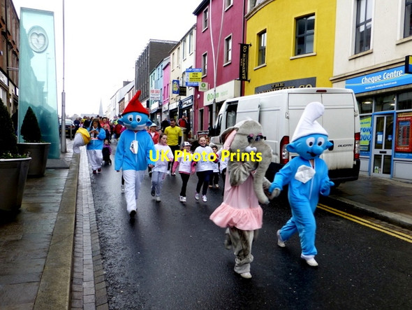 Photo 6"x4" Fun runners, Omagh Half Marathon 2014 Omagh c2014