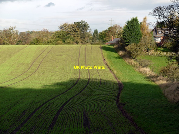 Photo 6"x4" Arable field west of Heddon on the Wall Houghton\/NZ1266 c2013