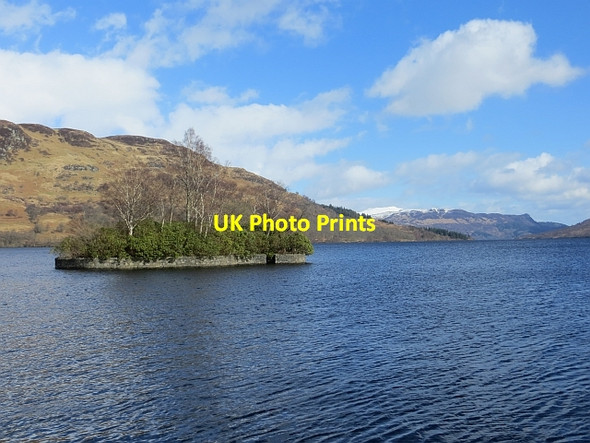 Photo 6"x4" Eilean Dharag, Loch Katrine Stronachlachar c2014