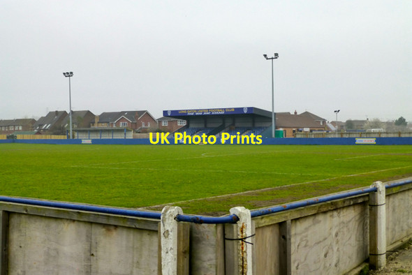 Photo 6"x4" Long Eaton United - Grange Park Ground Long Eaton c2014