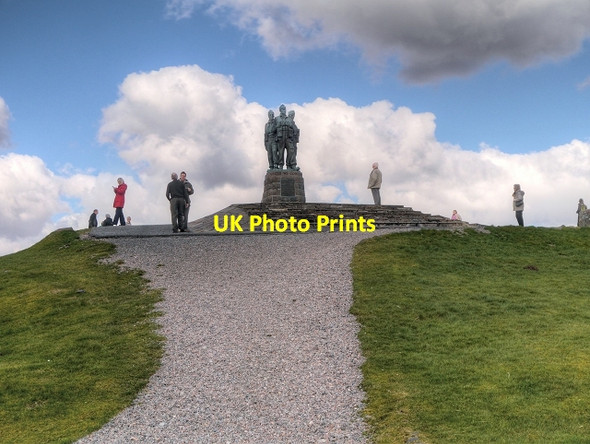 Photo 6"x4" The Commando Memorial at Spean Bridge Aonachan c2014
