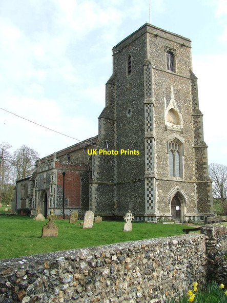 Photo 6"x4" St Mary Parham, Suffolk Parham c2014