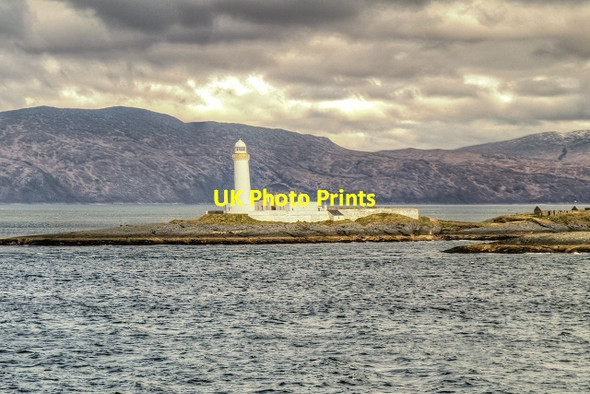Photo 6"x4" Lismore Lighthouse, Eilean Musdile Sgeir nan Gael c2014