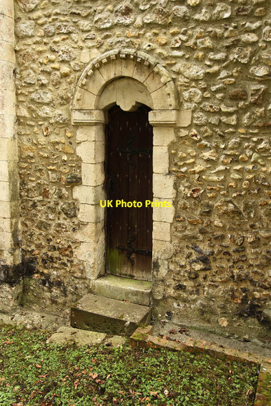 Photo 6"x4" St Mary, Brabourne - Doorway Brabourne c2014
