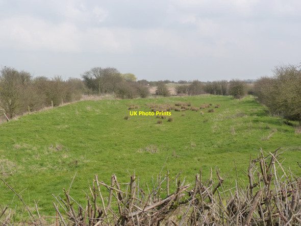Photo 6"x4" Oakham Canal bed near Wyfordby level crossing Wyfordby c2014