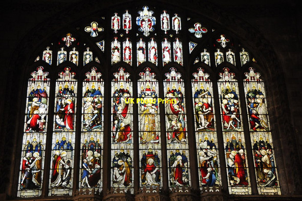 Photo 6"x4" East window, Berkeley church Berkeley c2014