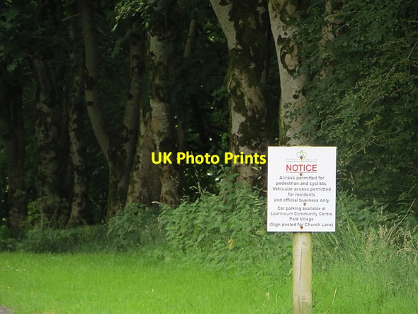 Photo 6"x4" Keep out - if you are motorised Feeny c2013