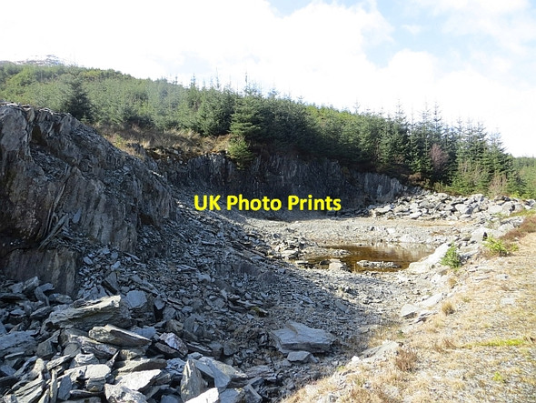 Photo 6"x4" Roadstone quarry, Loch Ard Forest Loch Dubh\/NN4003 c2014