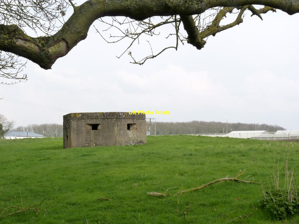 Photo 6"x4" Pillbox near Langham Oakham\/SK8509 c2014