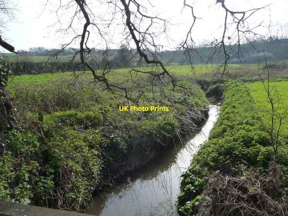 Photo 6"x4" Pin Brook, looking upstream Blackhorse\/SX9793 c2014