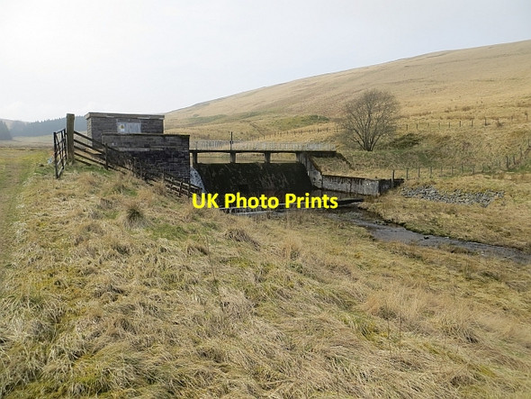 Photo 6"x4" Dam,  Fingland Burn Glenbreck c2014