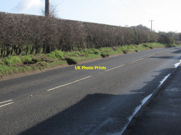 Photo 6"x4" Andover Road - direction Basingstoke East Oakley c2014