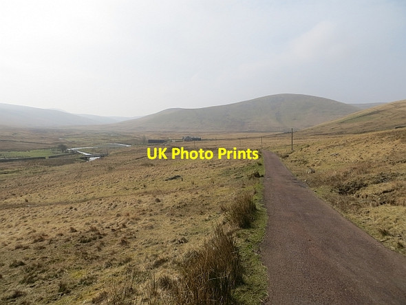 Photo 6"x4" End of the public road, Daer Reservoir Crookburn\/NS9605 c2014