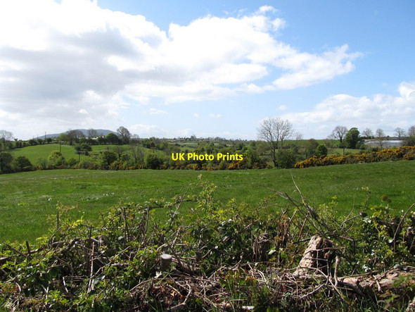 Photo 6"x4" Undulating countryside west of Divernagh Road, Bessbrook Kingsmills c2012