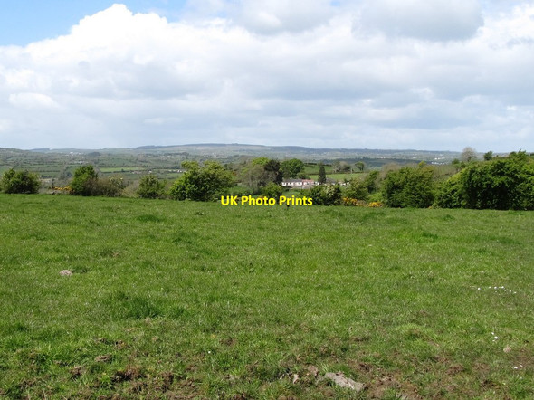 Photo 6"x4" View from Chapel Road across farmland in the direction of Drumharriff Road  Kingsmills c2012