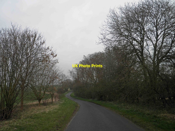 Photo 6"x4" Bends ahead on the minor road from Great Tows Great Tows c2014