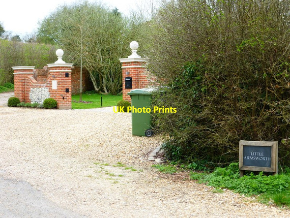 Photo 6"x4" Entrance to Little Armsworth Bighton c2014