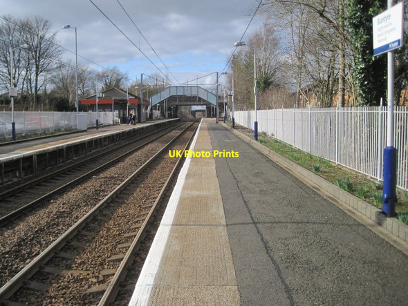 Photo 6"x4" Blantyre railway station, Lanarkshire Low Blantyre c2014