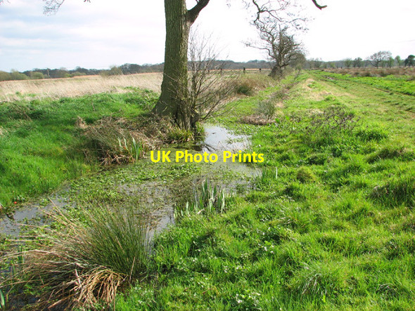 Photo 6"x4" Drainage ditch in South Fen East Ruston c2014