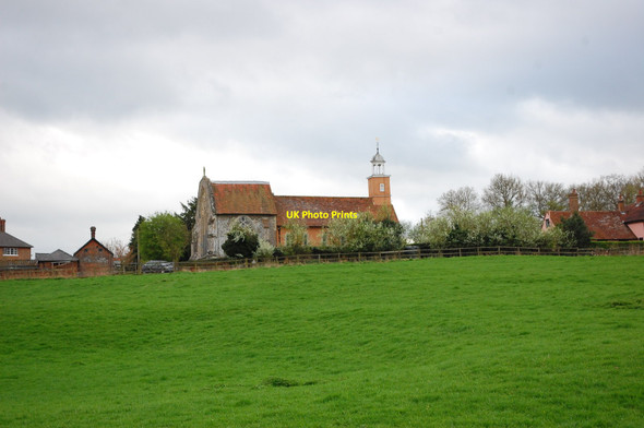 Photo 6"x4" Tilty parish church Tilty c2014