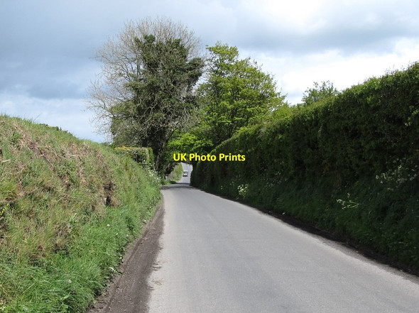 Photo 6"x4" The Drumnahunshin Road south-west of the village of Lisnalea Kingsmills c2012