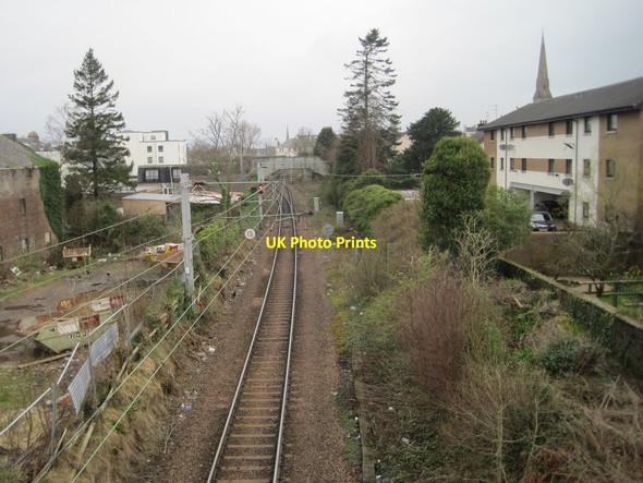 Photo 6"x4" Helensburgh 1st railway station  (site), Argyll & Bute Helensburgh c2014