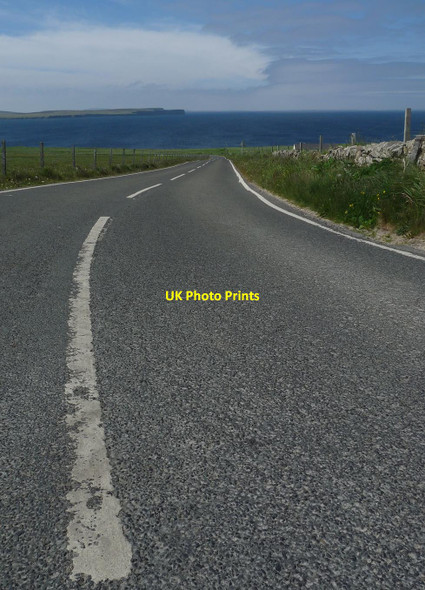 Photo 6"x4" The B9070 at Warsetter, Sanday, Orkney Braeswick c2013
