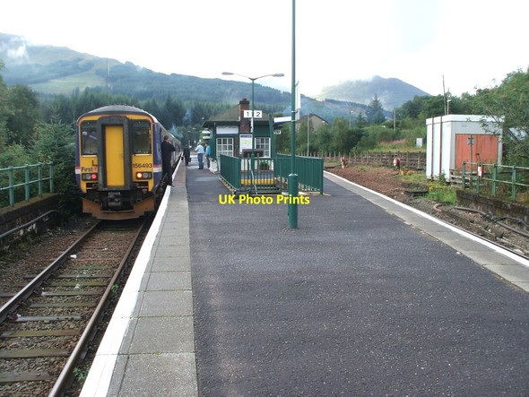 Photo 6"x4" Crianlarich Upper railway station Crianlarich c2008