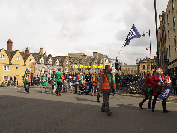Photo 6"x4" NUT demonstration on Broad Street, Oxford Oxford\/SP5106 c2014