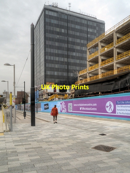 Photo 6"x4" Former Municipal Offices and Bus Station, Rochdale Rochdale c2014