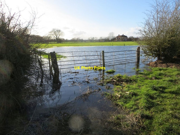 Photo 6"x4" Across to Brook House Wallingford c2014