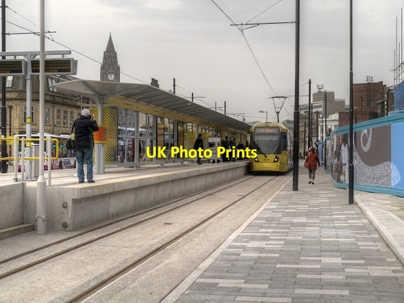 Photo 6"x4" Rochdale Metrolink Terminus, Smith Street Rochdale c2014