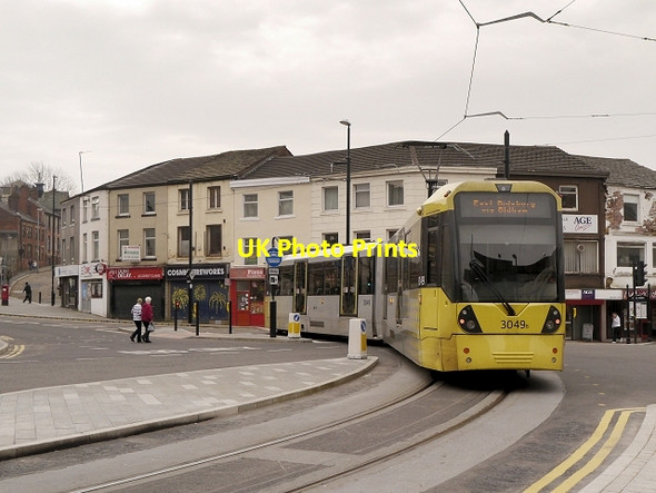 Photo 6"x4" 3049 Turns into Drake Street Rochdale c2014