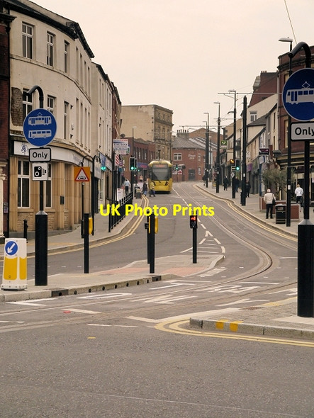 Photo 6"x4" Metrolink Tramway, Drake Street Rochdale c2014