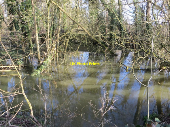 Photo 6"x4" Flooding at Bow Bridge North Stoke\/SU6186 c2014