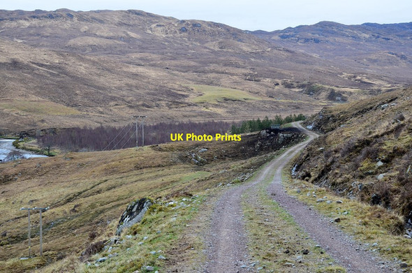 Photo 6"x4" The track into Glen Ling Killilan c2014