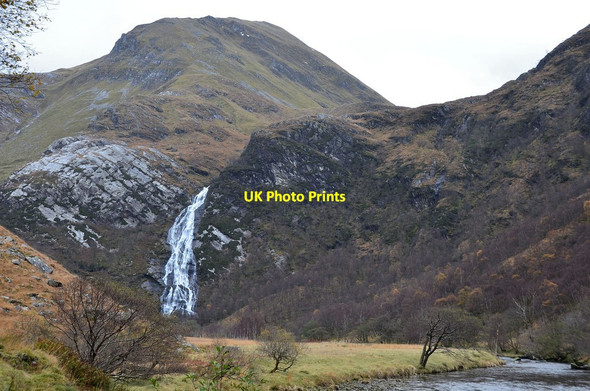 Photo 6"x4" An Steall from the exit from Nevis Gorge Steall c2013