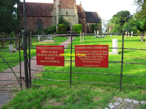 Photo 6"x4" Notices by the entrance to St. Bartholomew's Church, Areley Kings, Stourport-on-Severn Stourport-on-Severn c2013