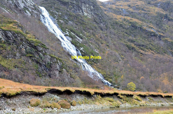 Photo 6"x4" An Steall and the Water of Nevis Steall c2013
