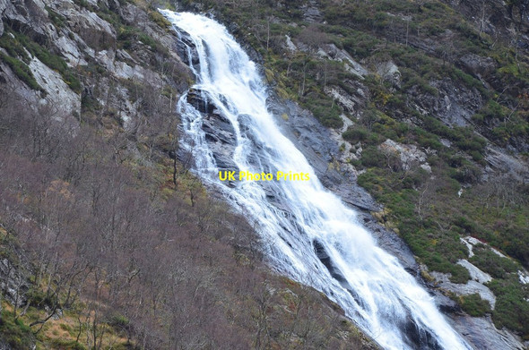 Photo 6"x4" Upper part of An Steall, Glen Nevis Steall c2013