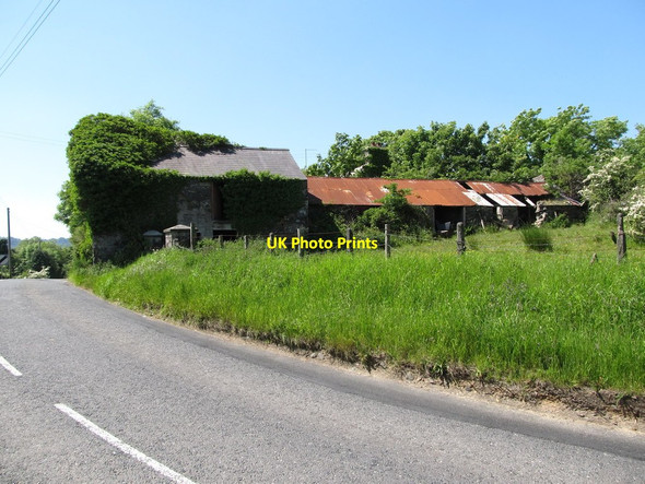 Photo 6"x4" Old farm buildings on the Loughinisland Road Loughinisland c2013