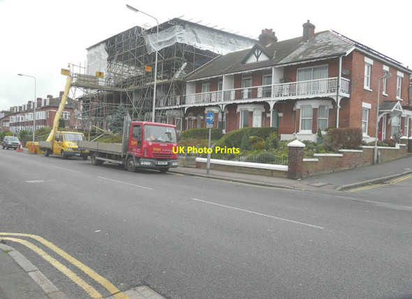 Photo 6"x4" Reconstruction of nos. 81-87 Barton Road Dover\/TR3141 c2013