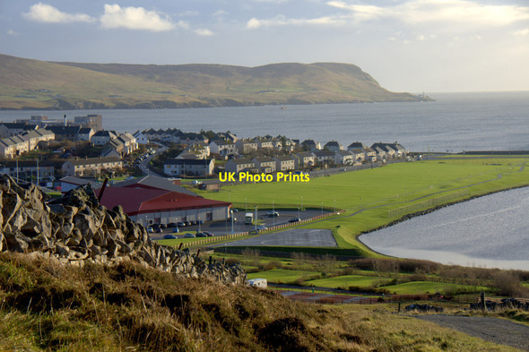 Photo 6"x4" Looking down the Old North Road, Lerwick Lerwick c2013