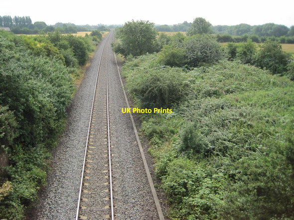 Photo 6"x4" Wyre Halt railway station (site), Worcestershire Wyre Piddle c2013
