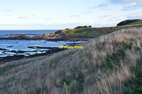Photo 6"x4" Cliff path round the golf course North Berwick c2013