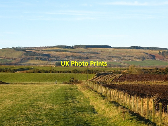 Photo 6"x4" Fields near Tillyochie Dalqueich c2013