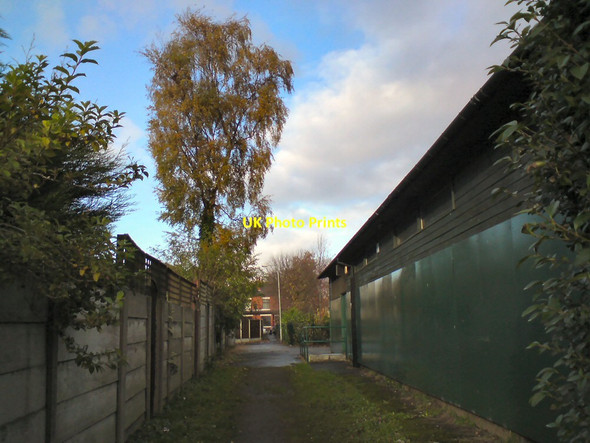 Photo 6"x4" Footpath to Love Lane Stockport\/SJ8990 c2013