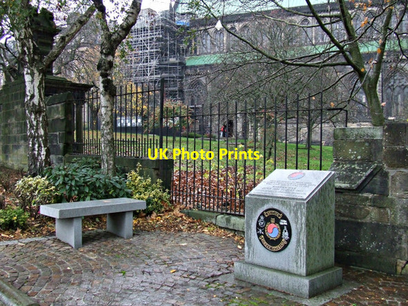 Photo 6"x4" Korean War Memorial Glasgow c2013