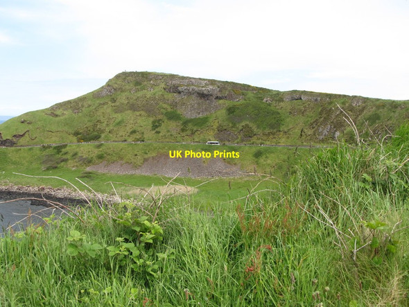Photo 6"x4" The cliff face on the east side of Portnaboe Portballintrae c2013