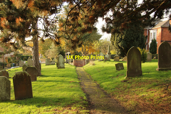 Photo 6"x4" Church path Waddingham c2013